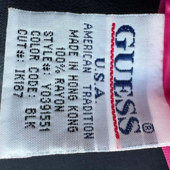 Guess Embroidered Fringe Asymmetrical Mini Skirt – Y2K Boho Chic (Size 28 / S) - Picture 9 of 9